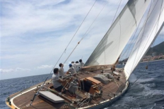 Eileen - 12mCr classic sailing yacht - stern