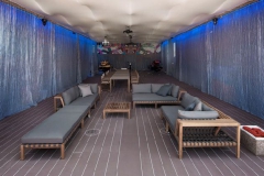 Mystere Shadow - 50m shadow yacht refit - hangar