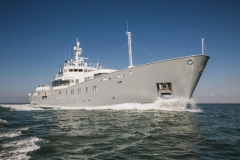 Enigma xK - exploration yacht - motoring