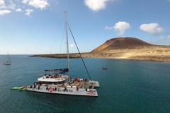Juanita Cat - day charter catamaran - mooring canary island