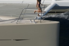 Rafoly - sailing catamaran - bow