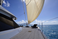 Rafoly - sailing catamaran - deck