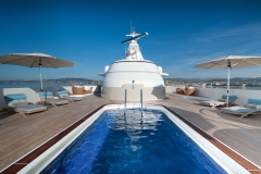 Reborn - motor yacht refit - pool