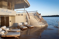 Reborn - motor yacht refit - swimplatform